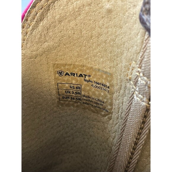 Ariat Hybrid Rancher 10016314 Women's US 6B Brown Leather Cowgirl Western Boot - Picture 13 of 14